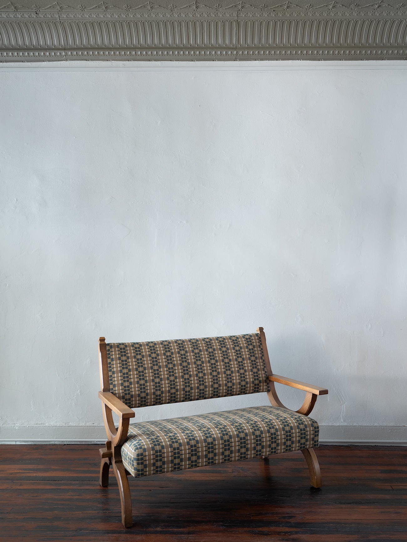 German Bench in ZAK + FOX's Kusi Textile