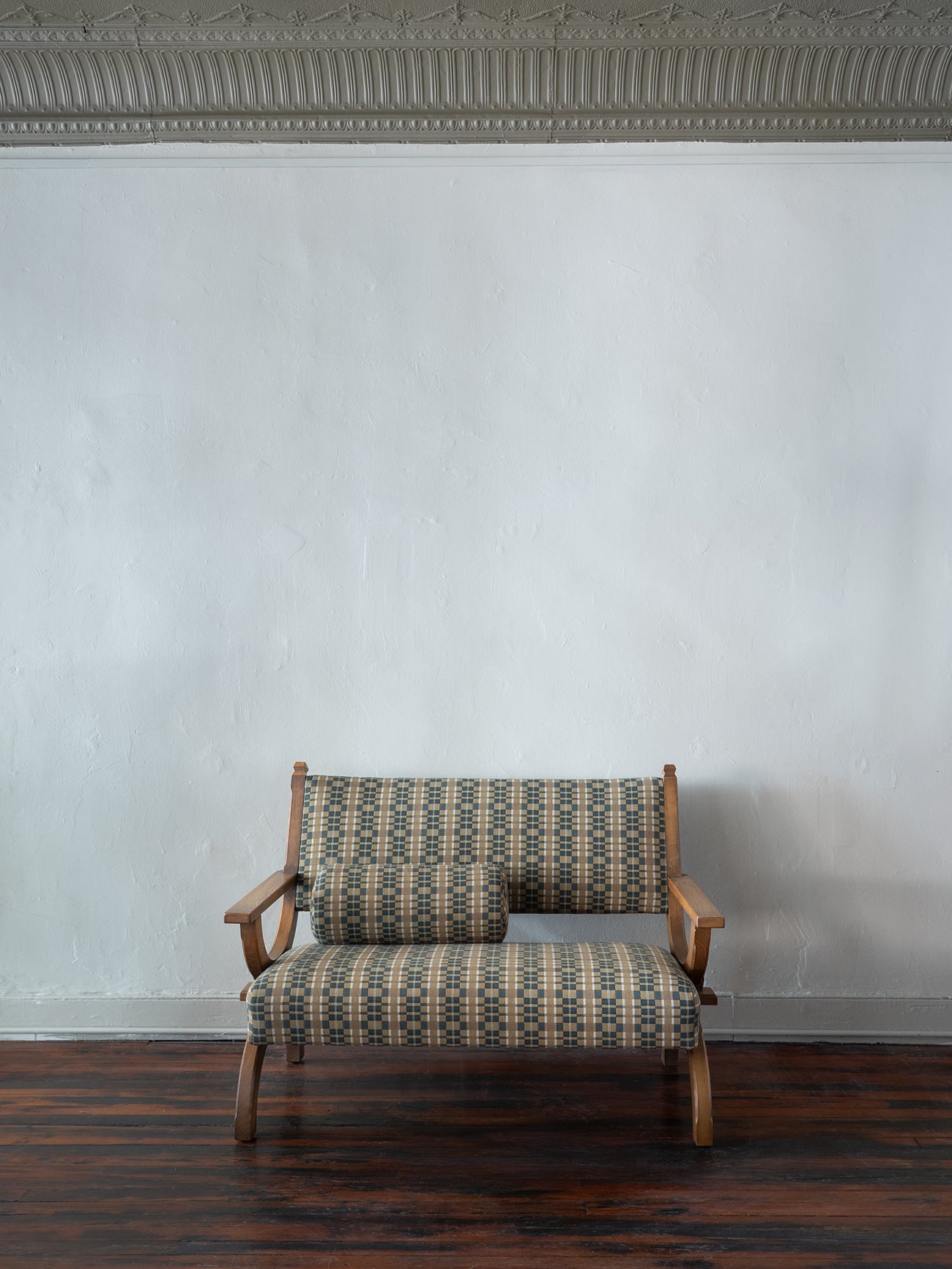 German Bench in ZAK + FOX's Kusi Textile