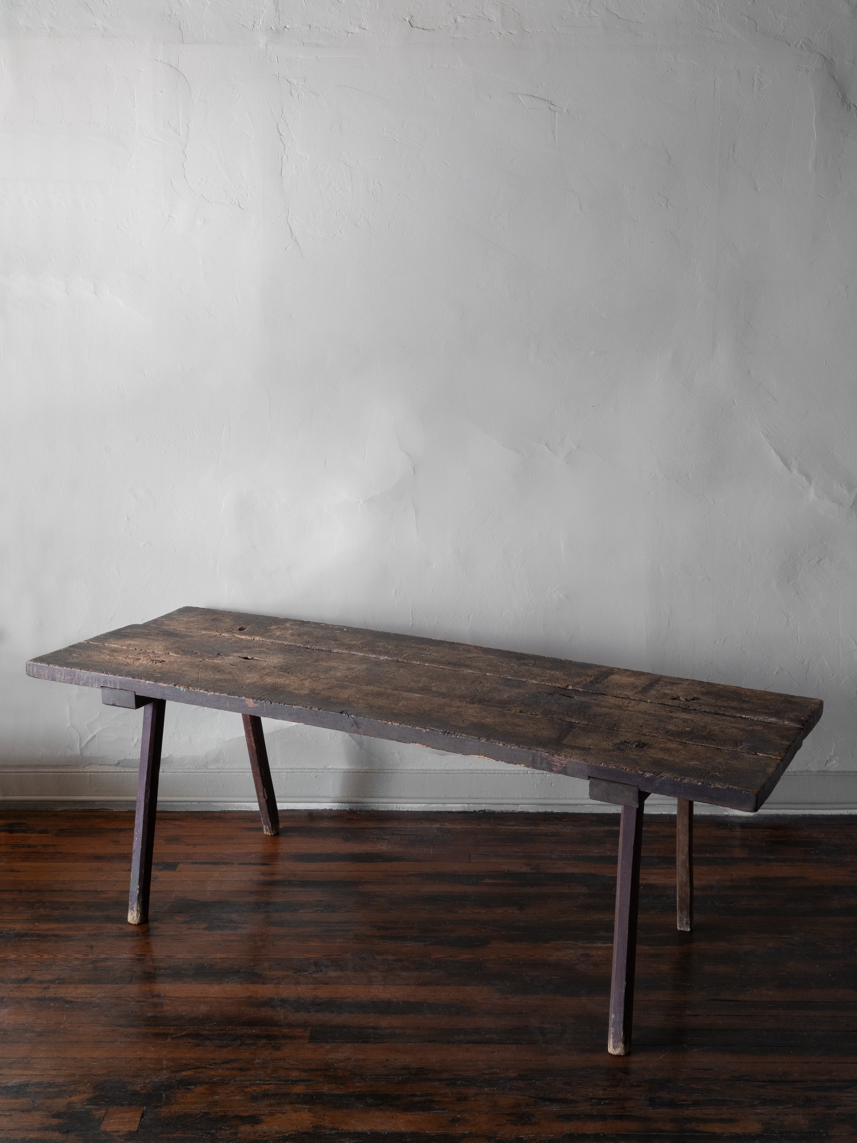 Primitive Peg-Leg Table