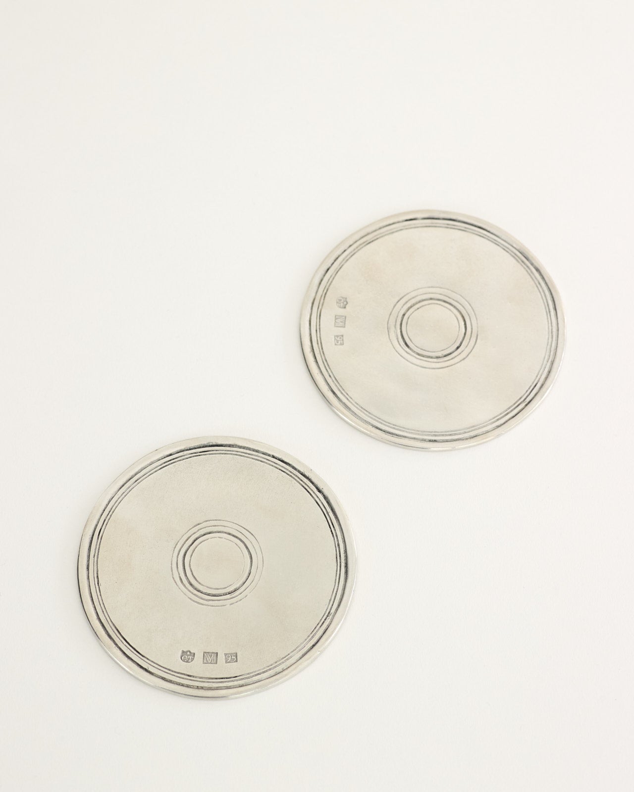 Match Pewter Round Coaster