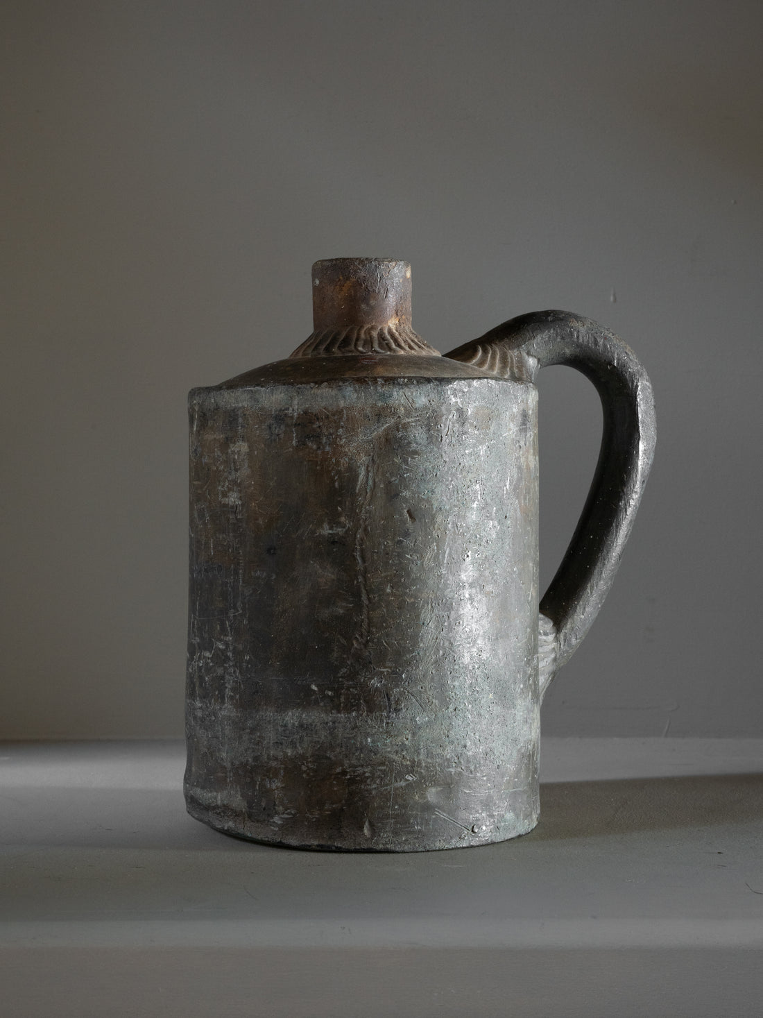 18th C. Lead Jug