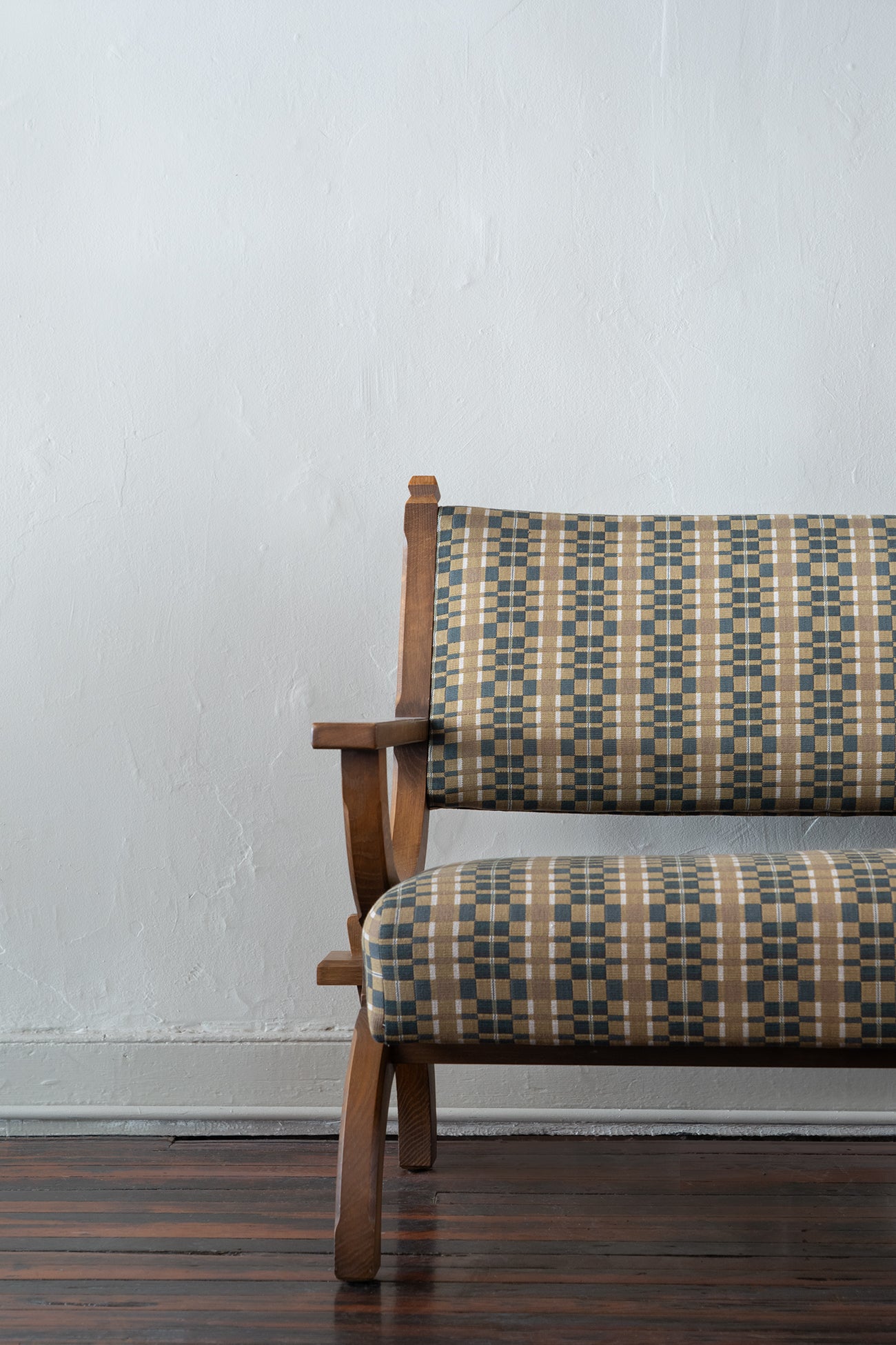 German Bench in ZAK + FOX's Kusi Textile