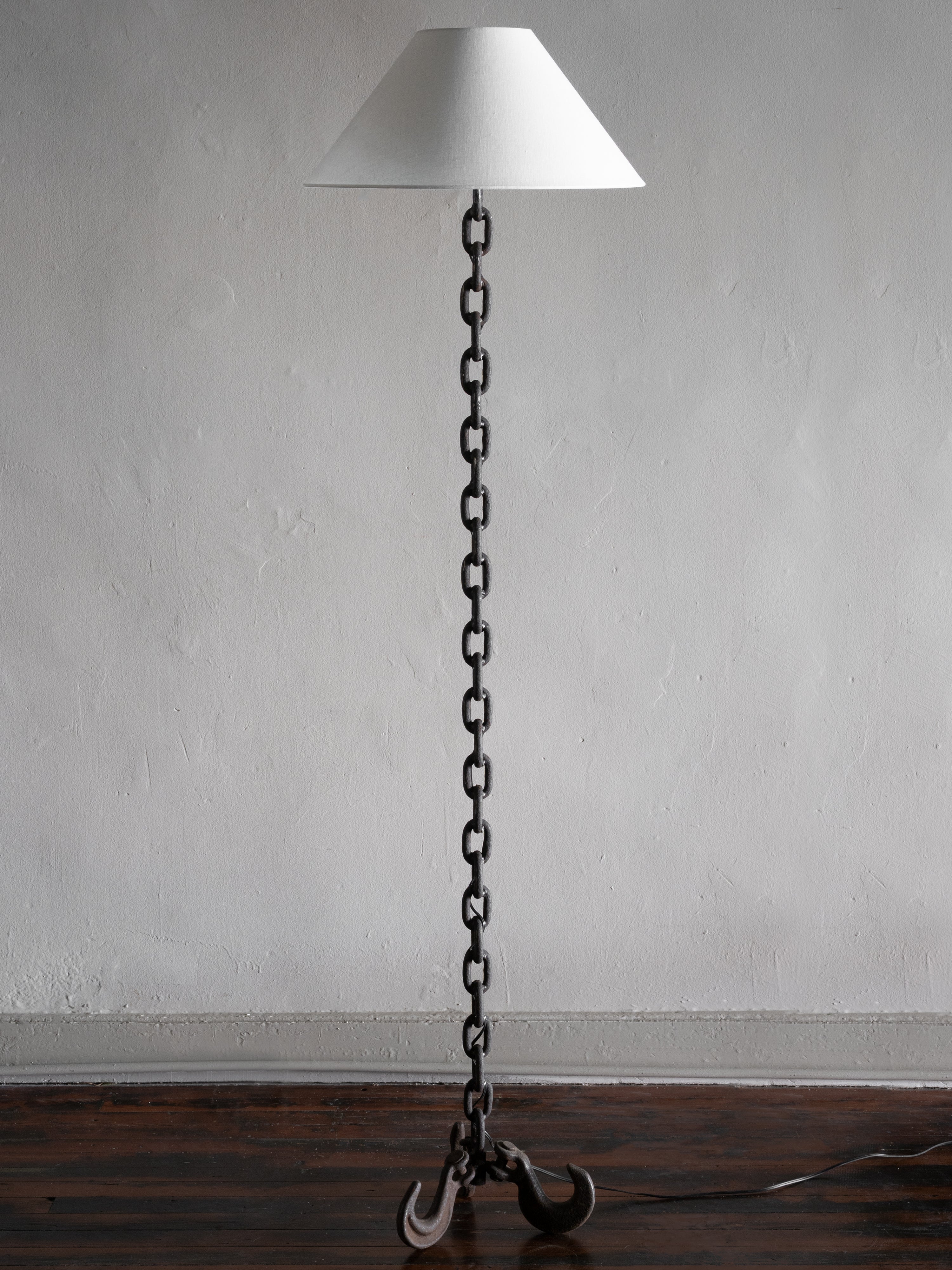 Antique French Chain Floor Lamp