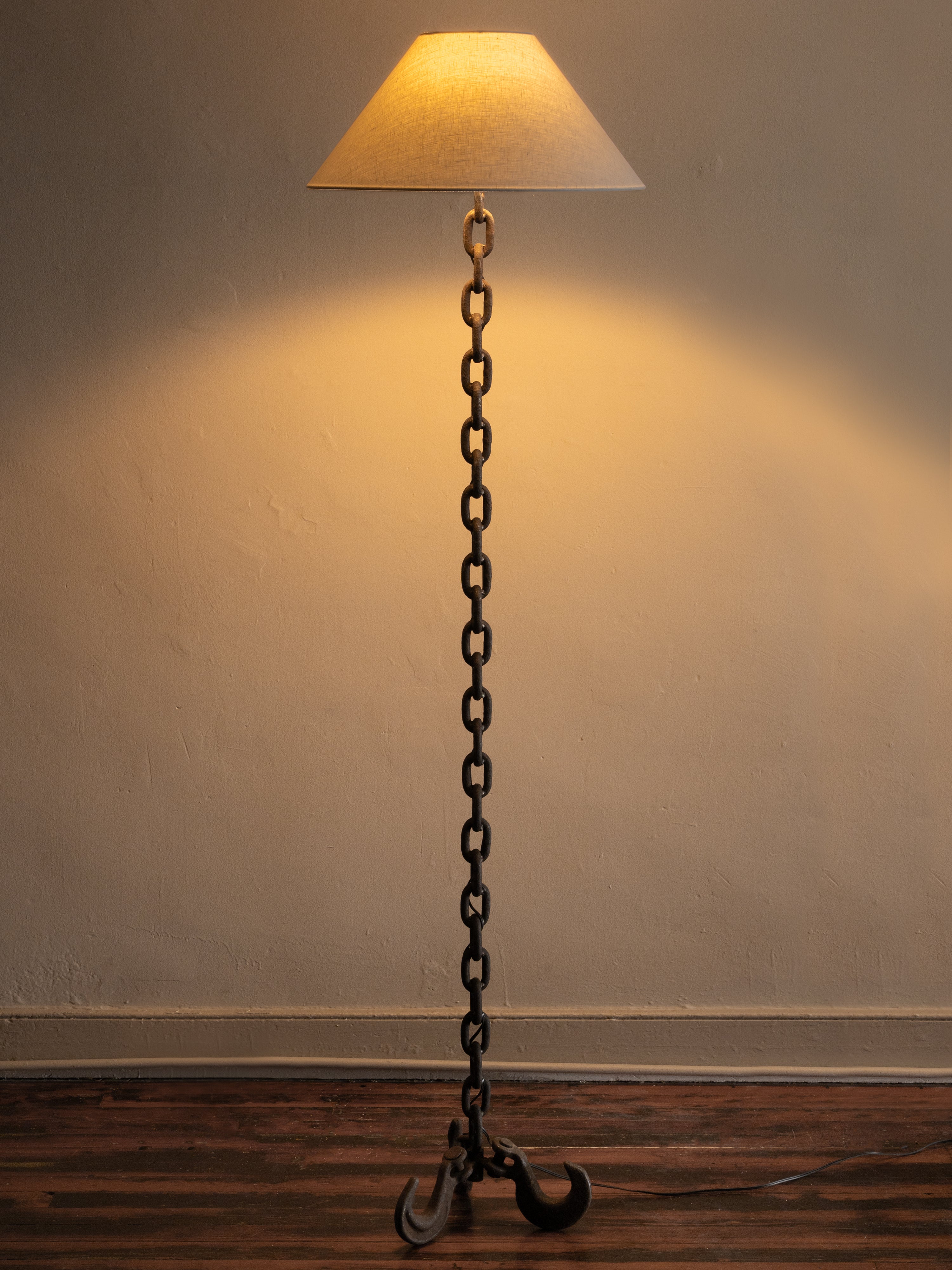 Antique French Chain Floor Lamp