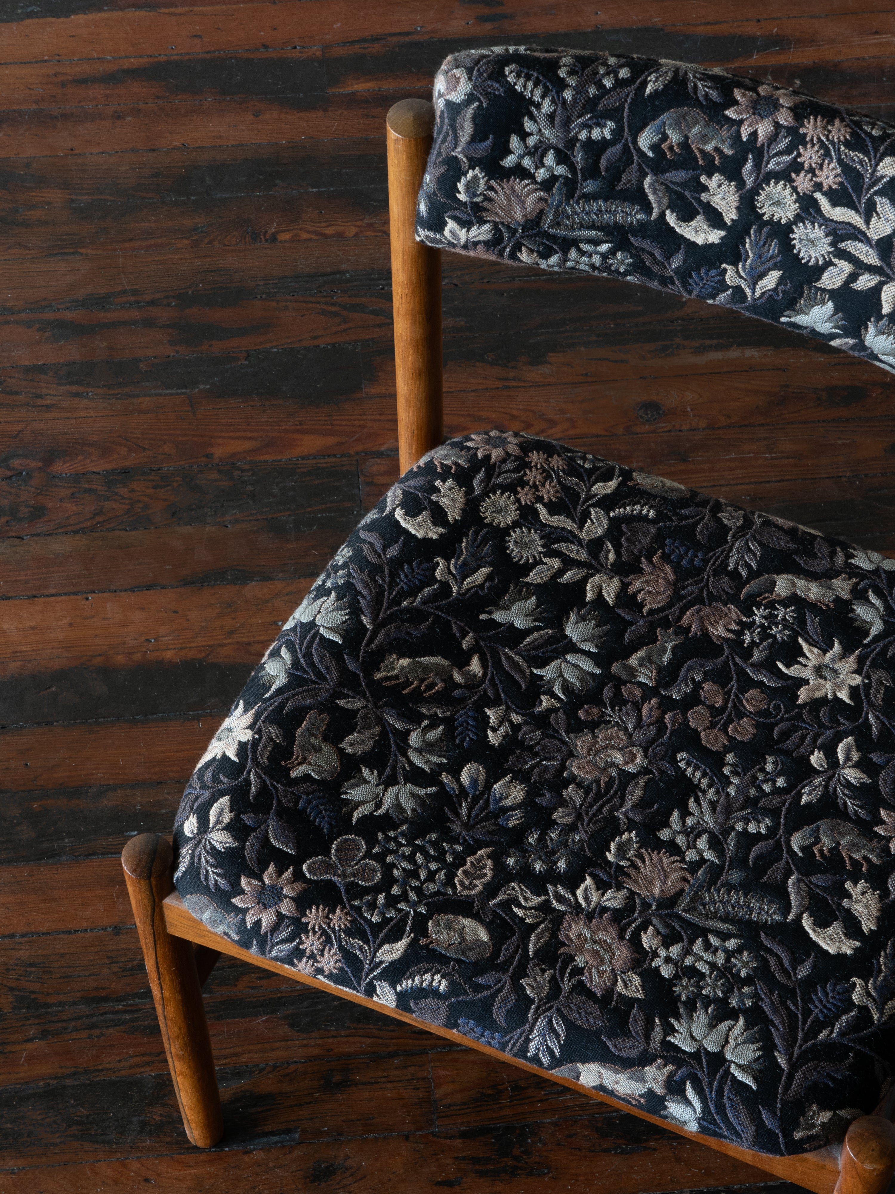 Danish Dining Chairs in ZAK+FOX Textile