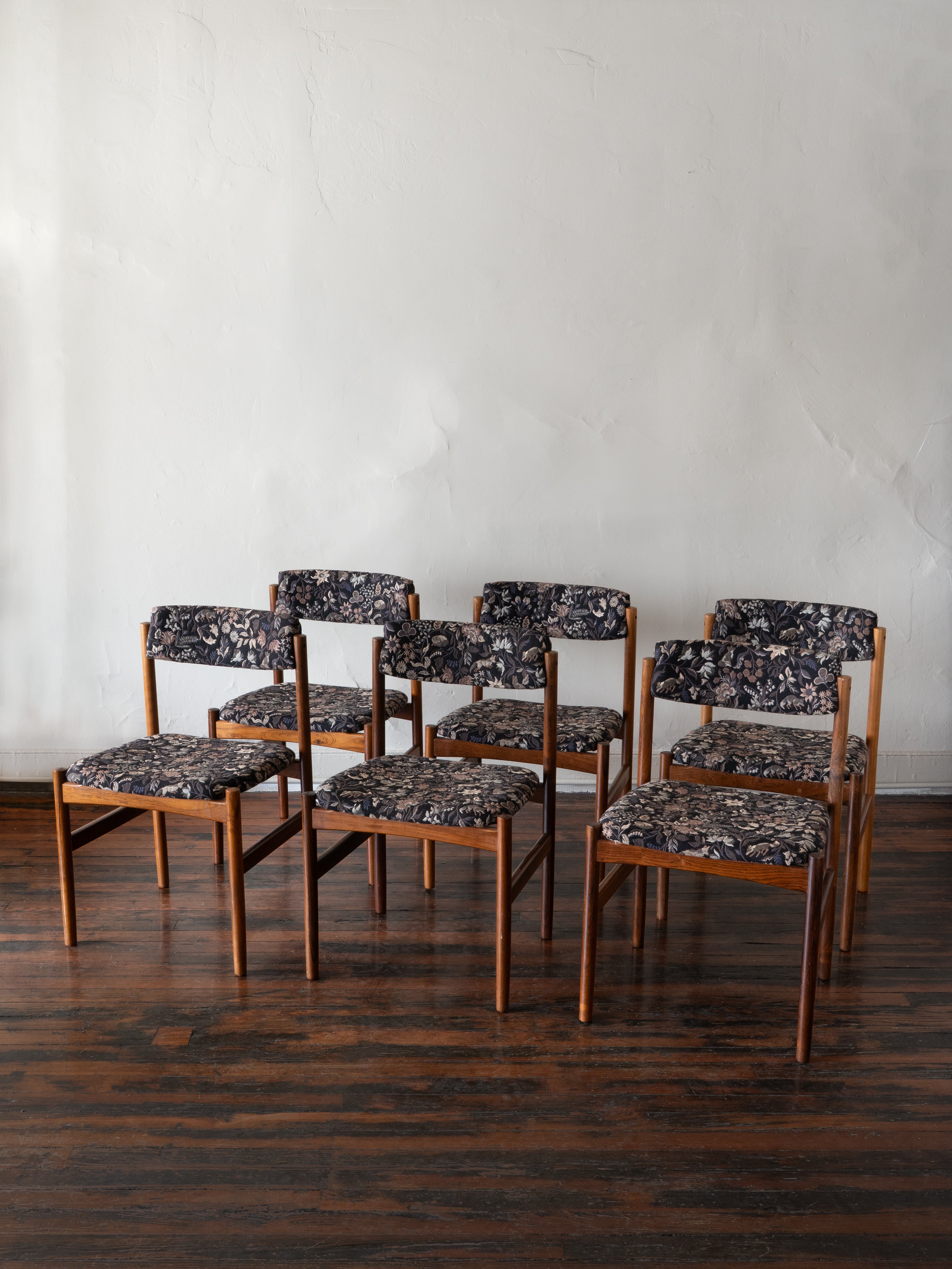 Danish Dining Chairs in ZAK+FOX Textile