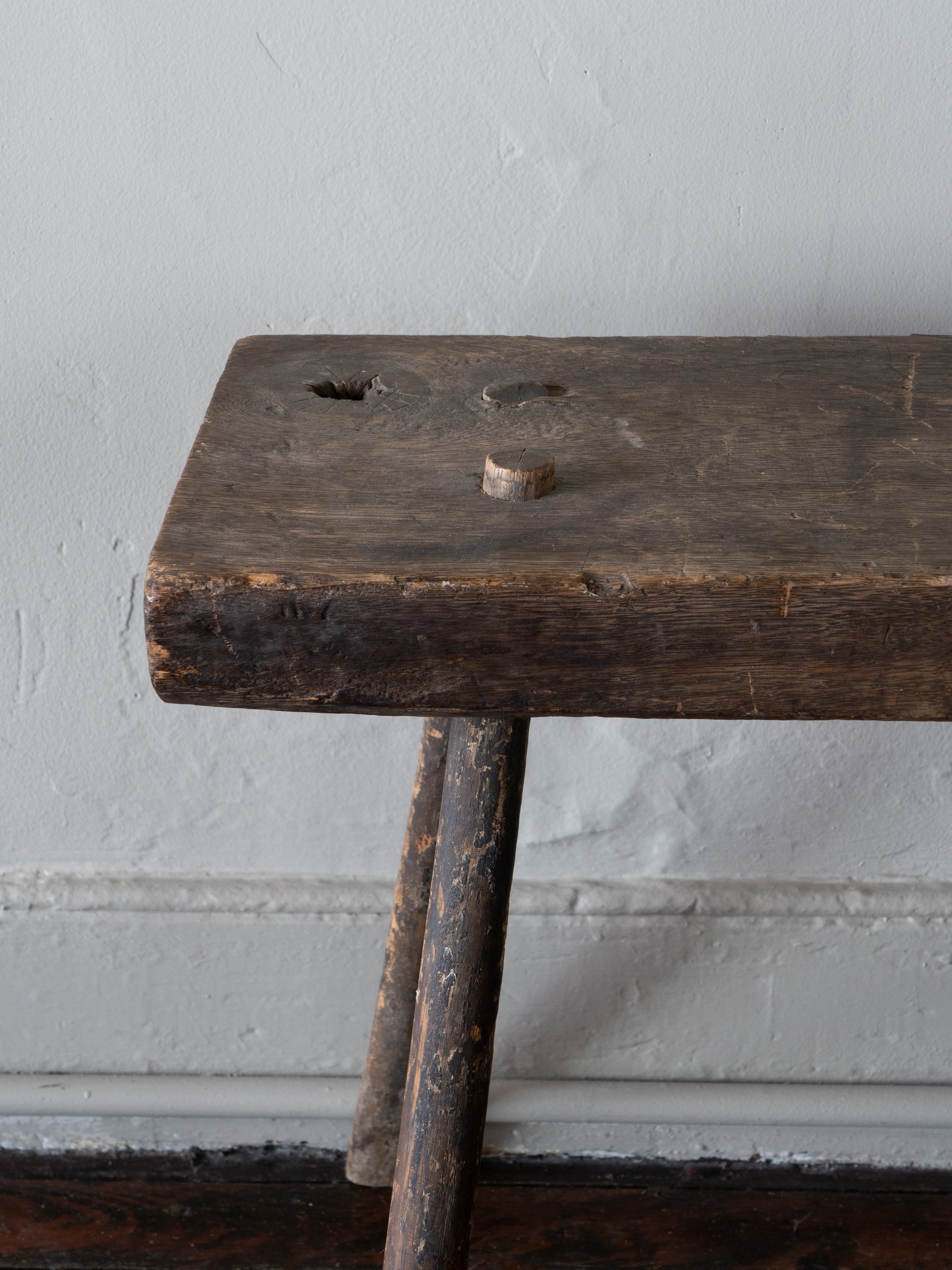 Primitive Peg-Leg Bench