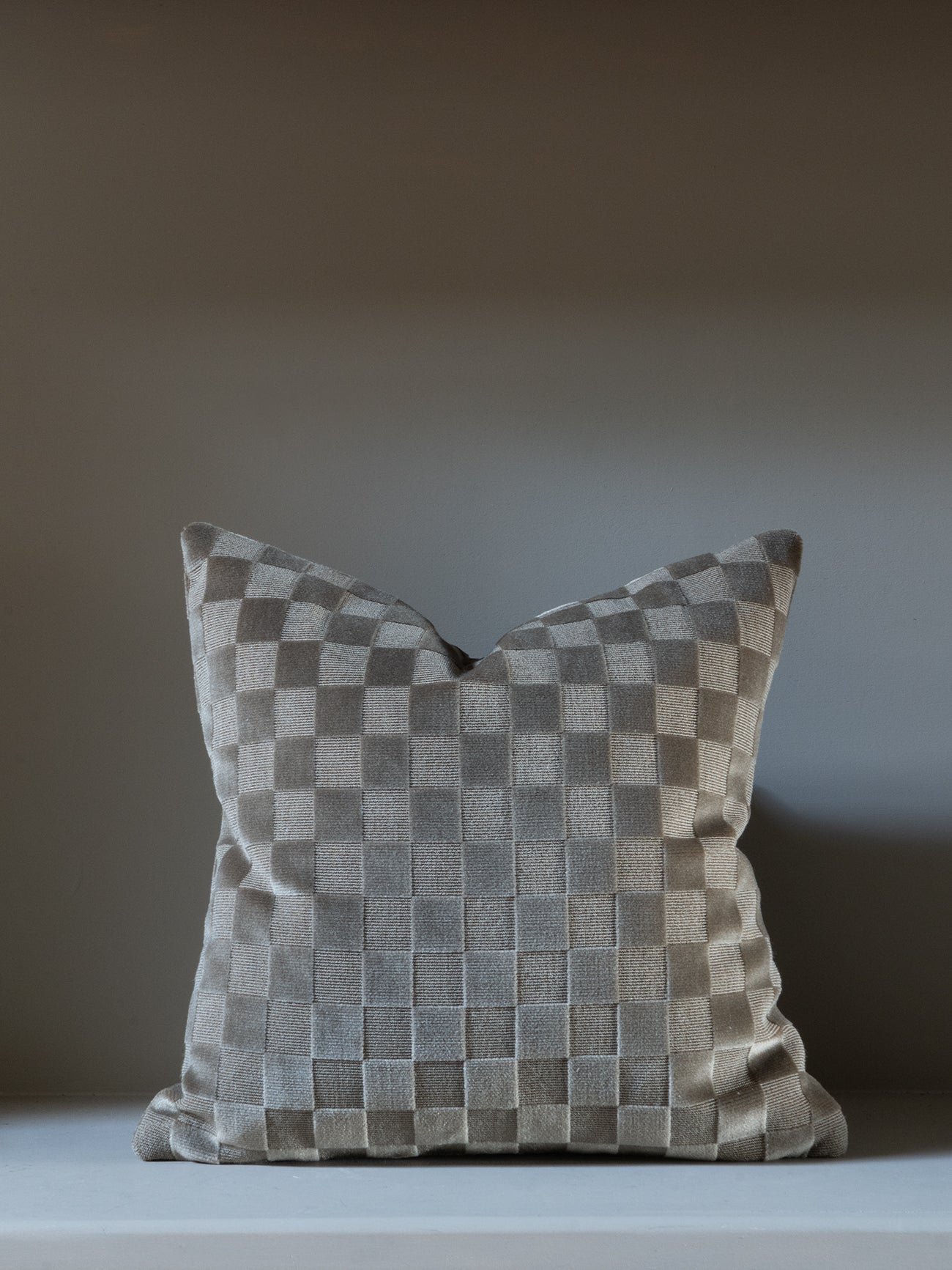 Cut Cotton Velvet Pillow