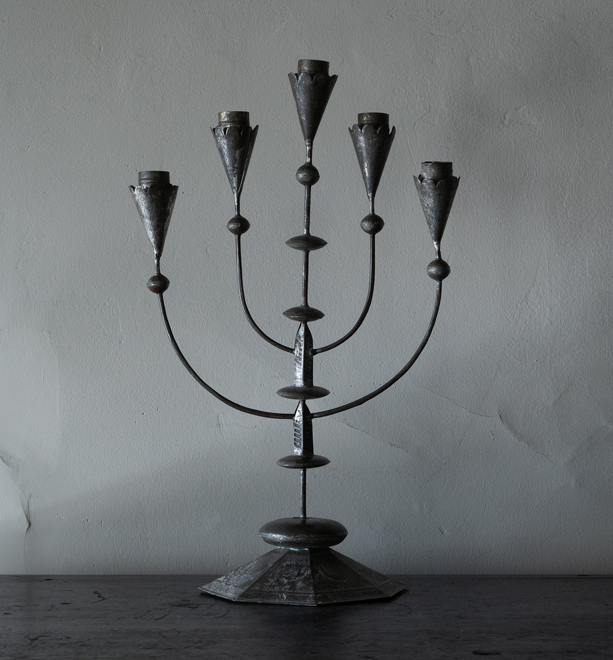 Mexican Tin Five Light Candelabra by William Spratling, c. 1935