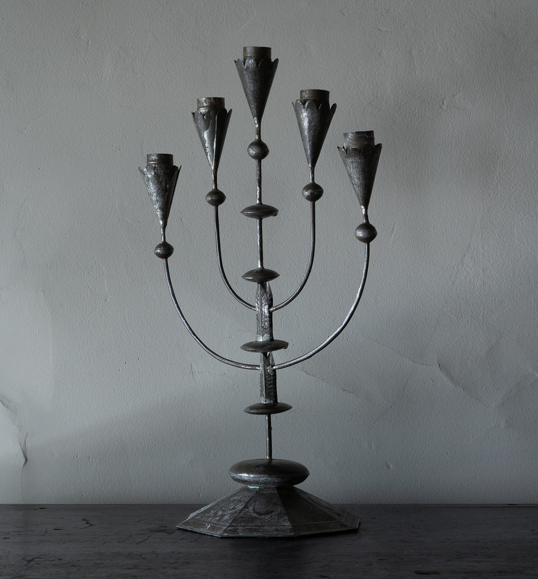 Mexican Tin Five Light Candelabra by William Spratling, c. 1935