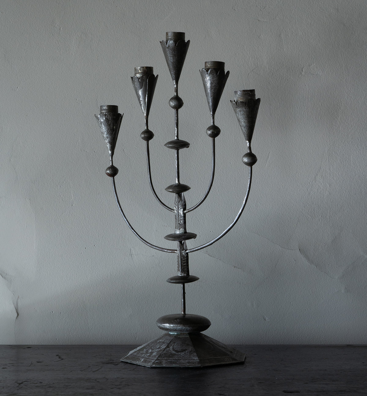 Mexican Tin Five Light Candelabra by William Spratling, c. 1935