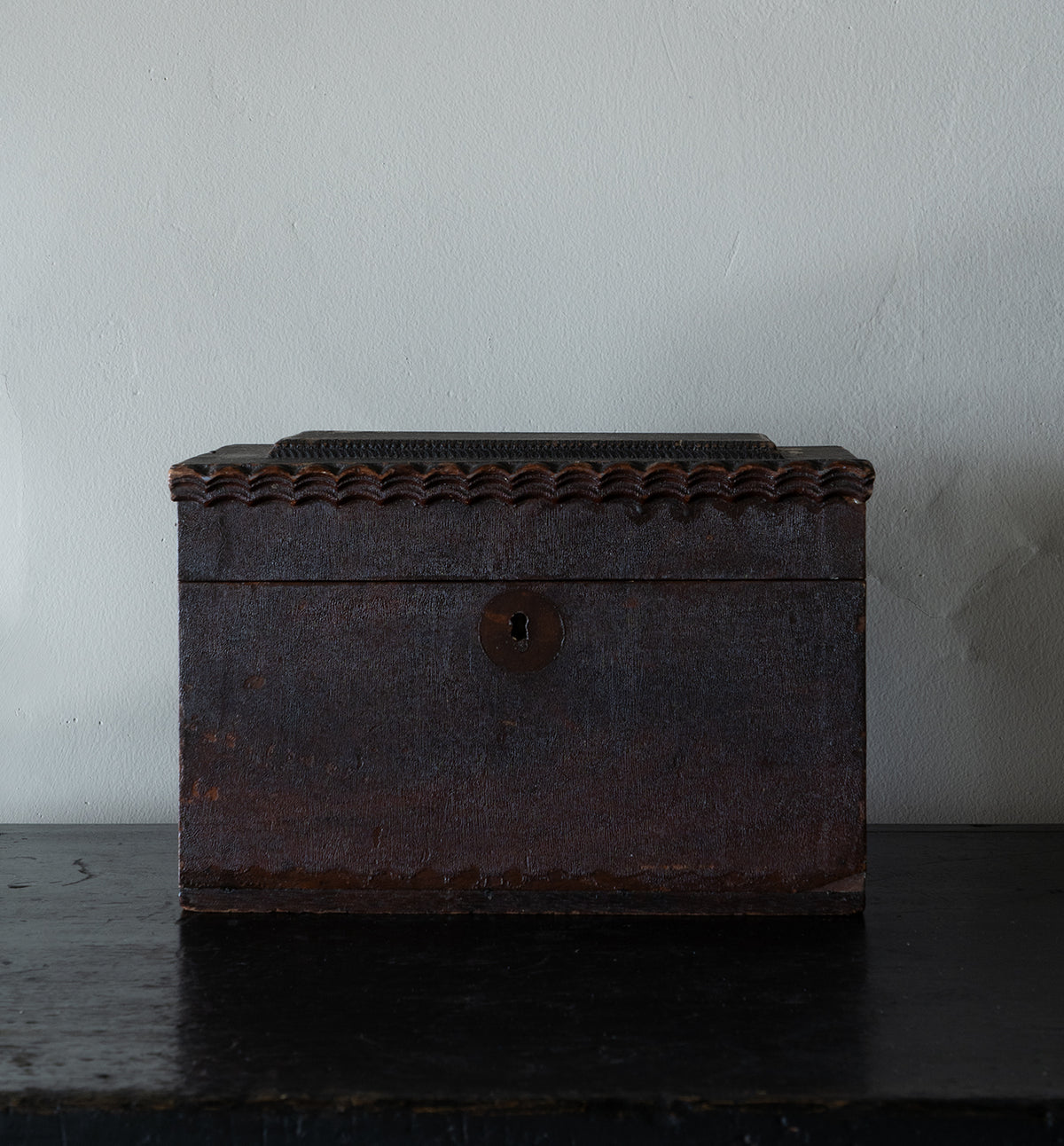 19th c. Grain-Painted Cigar Box