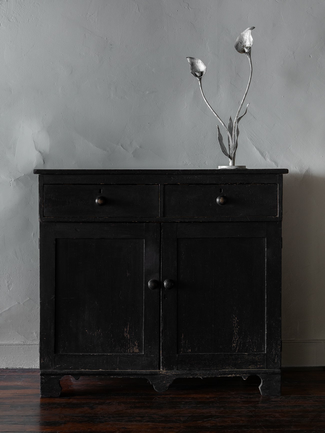 American Cabinet in Black Paint