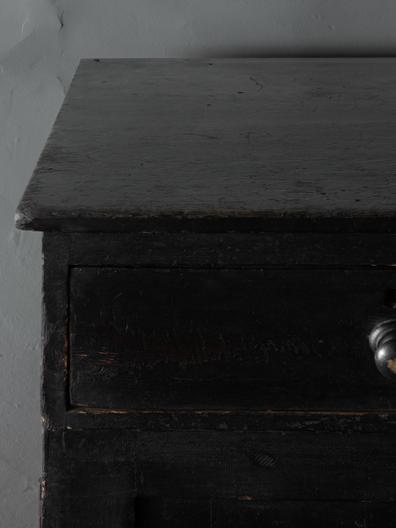 American Cabinet in Black Paint