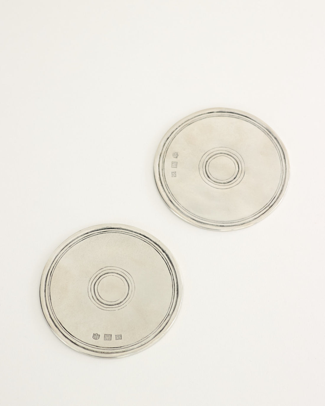 Match Pewter Round Coaster