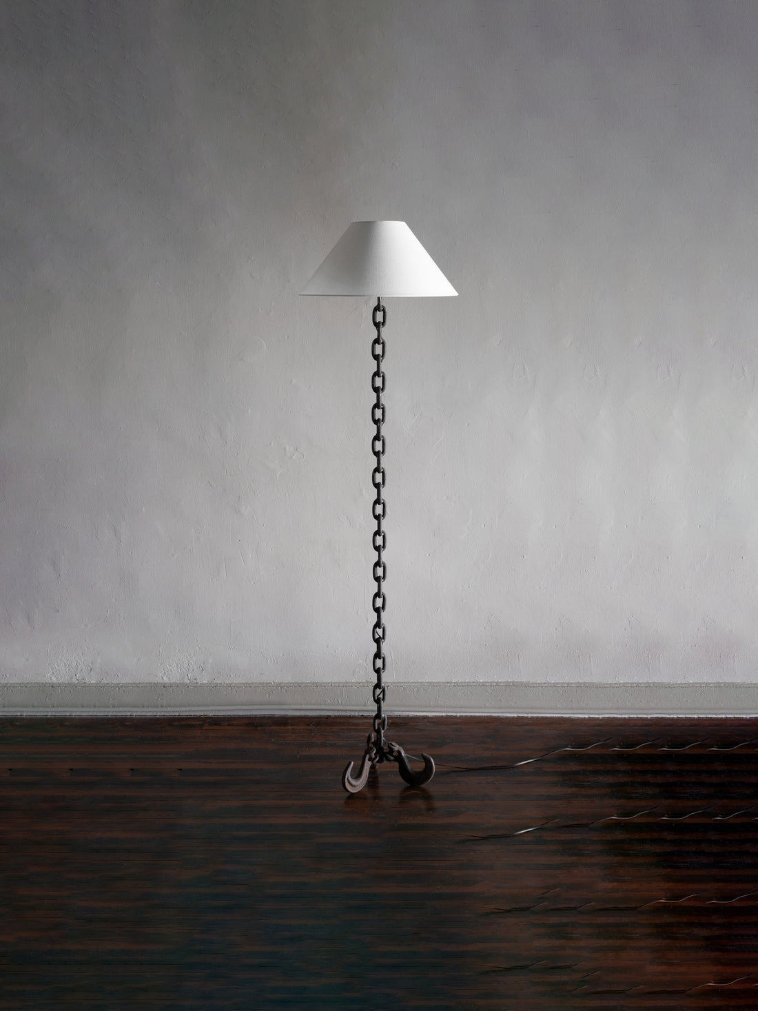 Antique French Chain Floor Lamp